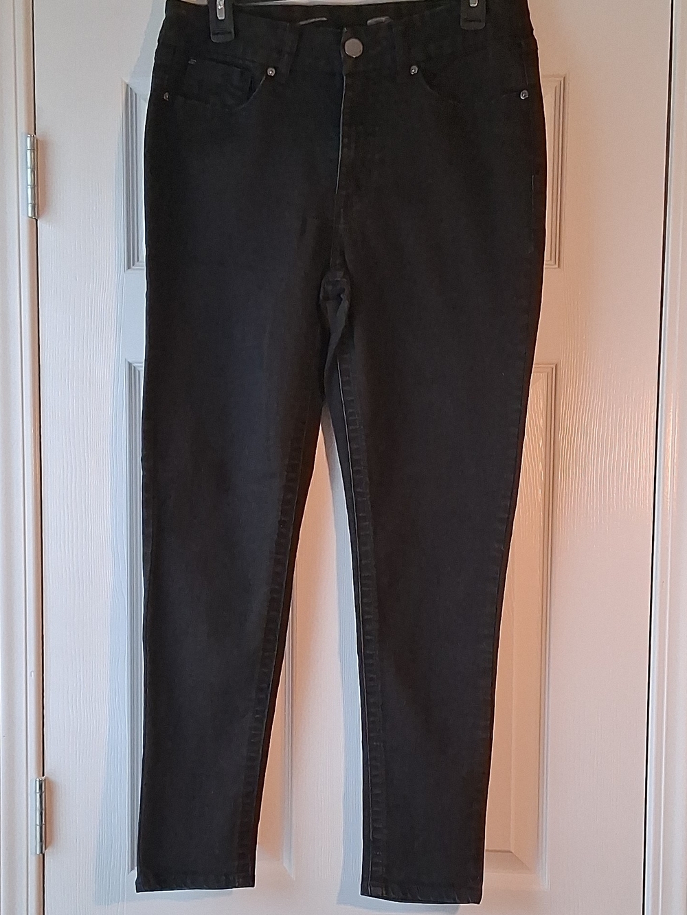 Seven7 Black Skinny Jeans High-Rise Stretch Denim